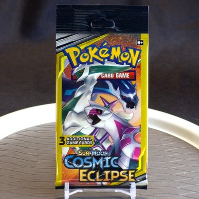 NEW Pokémon 3 Card LONGSTEM Booster Pack Sun & Moon Cosmic Eclipse - Arceus Art