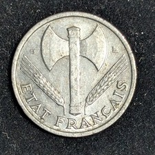 1945 France 50 Centimes Circulated KM# 894.3