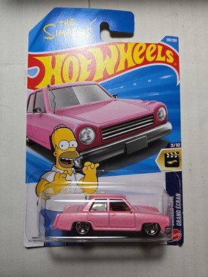 Hot Wheels The Simpsons Family Car #108/250 - Screen Time #3/10 Pink
