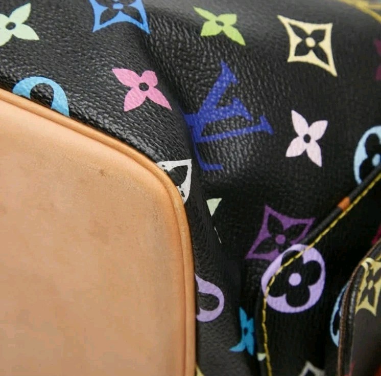 AUTHENTIC LOUIS VUITTON MONOGRAM MULTICOLOR BLACK NEO BAG image 5