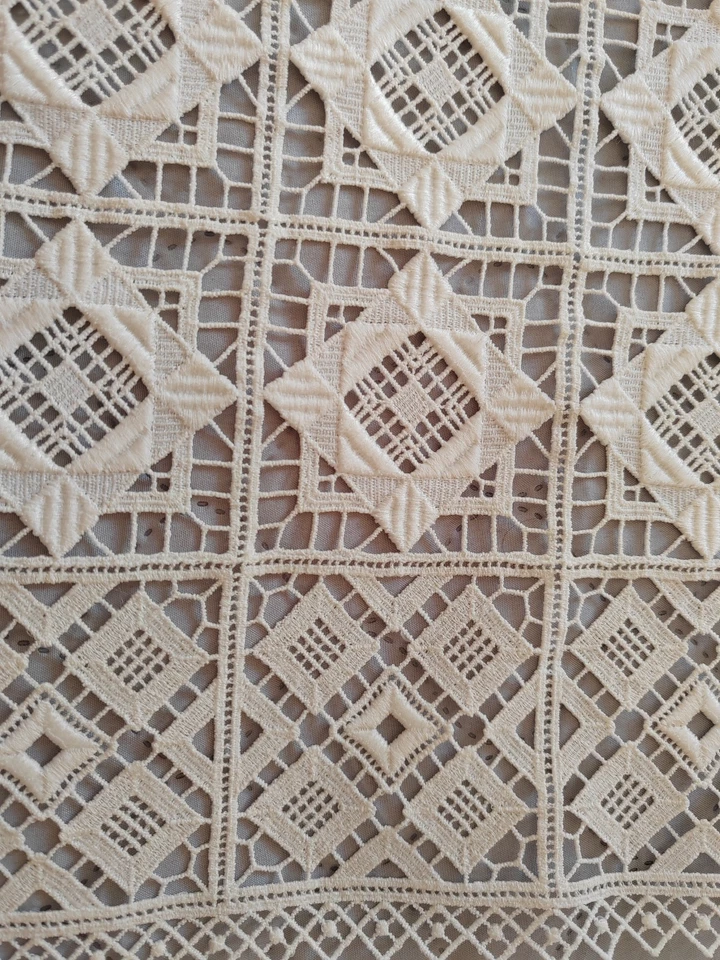 Nostalgie Plauener Spitzendecke aus Omas Wäschetruhe, rechteckig - Bild 4 von 4