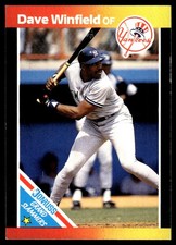 Dave Winfield 1989 Donruss #6 Yankees MLB READ FREE SHIPPING AutographDen
