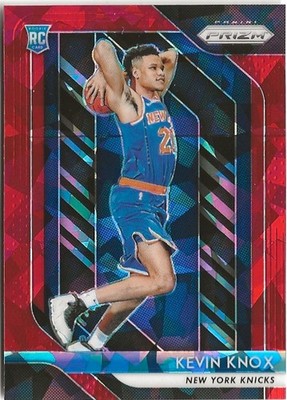 2018-19 Panini Prizm Kevin Knox Red Prizm SP RC Golden State Warriors