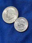 1964 BU Washington Quarter/ Kennedy Half