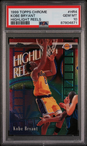 1999 Topps Chrome Highlight Reels Kobe Bryant PSA 10 POP 414