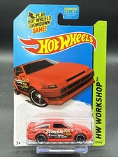 2013 Hot Wheels WORKSHOP TOYOTA AE 86 COROLLA red 239/250 very nice SUPER COOL