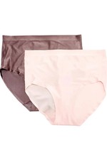 Breezies Women's 2-Pack Invisible Comfort Full Brief Panty Neutral