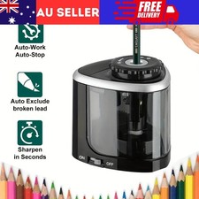 Automatic Electric Pencil Sharpener Operated Students Desktop With 2 Blades AU