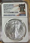 2025(P) AMERICAN SILVER EAGLE PRIVY NGC MS70 EARLY RELEASES LIBERTY BELL LABEL
