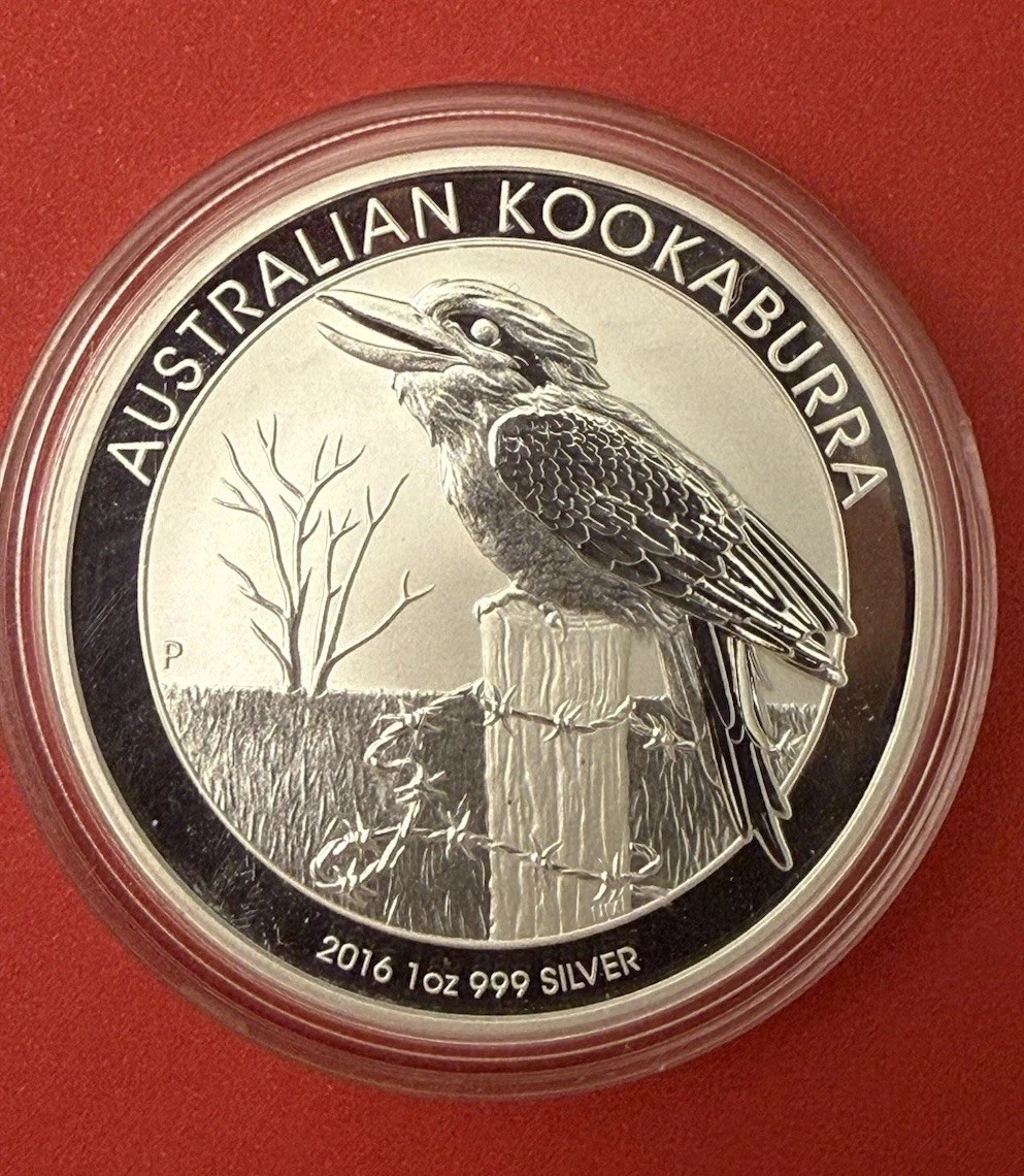 Australian Kookaburra Uncertified 2016 Silver Bullion Coins for