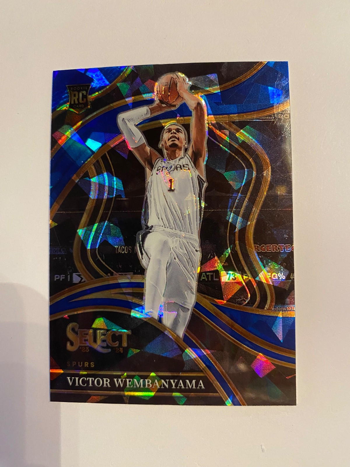 2023 Select Blue Ice Courtside Victor Wembanyama #288 (RC)