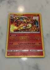 Pokemon Charizard 14/181 Team Up Holo Rare Heavily Played 2019 TCG Card