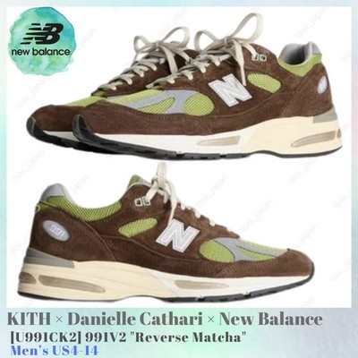 KITH × Danielle Cathari × New Balance 991V2 Reverse Matcha U991CK2