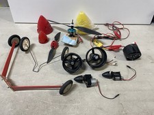 RC Airplane Parts Lot x12 props engines wheels landing gear prop cones