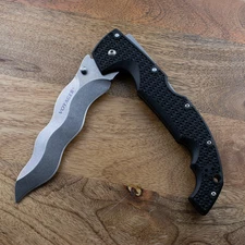 Cold Steel Voyager XL Kris 29AXW Plain Edge AUS10A Folding Knife 5.5"