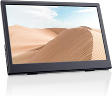Portable Monitor, 11.6" HDMI USB-C IPS External Monitor Small, Built-In Dual Spe