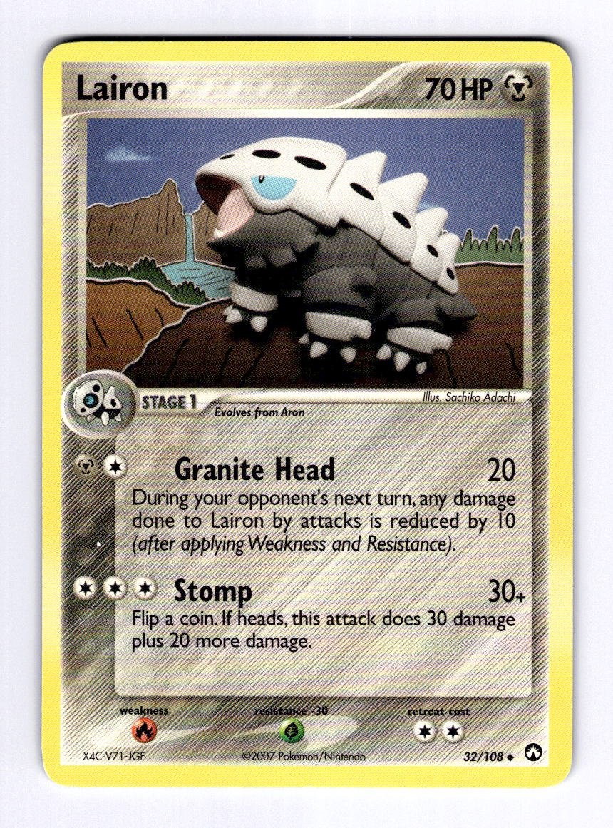 Lairon Power Keepers #32 (2007) Uncommon LP Pokemon