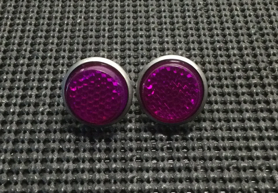 🔥 ПАРА велосипедных колес ручной работы ̼ СТУПИЧНЫЕ БЛЕСТЯЩИЕ с отражателями винтажного стиля - Изображение 3 из 3