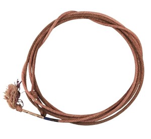 Fast Back O-Calf Athena ATH 10.25 S Rope 29’ Tan & Pink Rodeo Roping Rope