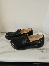 Alegria By PG Lite Pro Black Dazzler Women's Professional Nursing Shoes Size 8