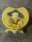 Weller Pottery SOUVENIR Weller THEATER Mini Vase Signed Rare!