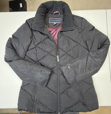 Tommy Hilfiger winter puffer jacket Comfortable Full Zip Women  s Small Black