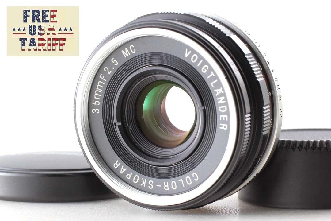 Voigtländer Camera Lenses 35mm Focal f/2.5 Maximum Aperture for