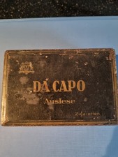 Alte Blechdose A. M. ECKSTEIN DA CAPO Auslese ZIGARETTEN in Dresden 1900/20