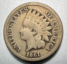 1861  INDIAN CENT  AFFORDABLE  BETTER DATE  #2175