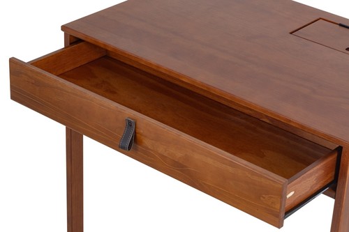 Memomad Bali 35” Desk – Modern Home Office Wood Desk with Drawer - Caramel - Picture 15 of 23