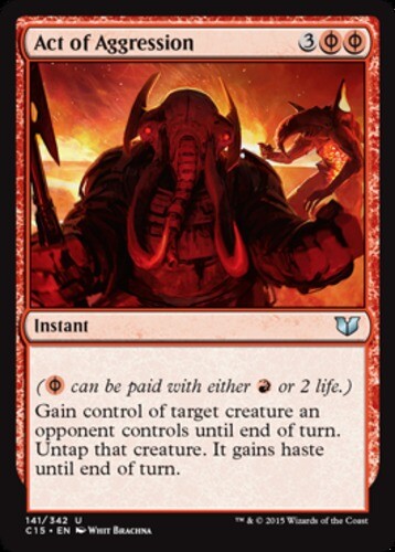 Act of Aggression x4 - Commander 2015 - NM-Mint, English - Commander 2015 - Picture 1 of 1