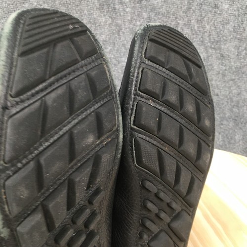 1901 Zapatos Para Hombres 8 M Penny Mocasines Cómodos Planos Sin Cordones Cuero Negro Informal - Imagen 12 de 17