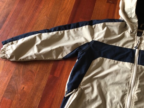 The Children's Place Boys Size 10/12 Hooded Jacket/Coat Outerwear Blue & Beige - Picture 3 of 8