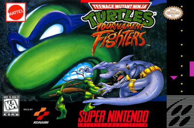 TMNT Tournament Fighters SNES BOX ART Premium POSTER MADE IN USA - SNE114