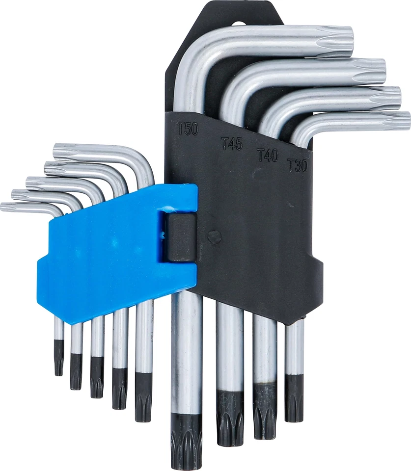 809 | Winkelschlüssel-Satz | kurz | T-Profil für Torx mit Bohrung T10 - T50 |... - Image 3 of 4