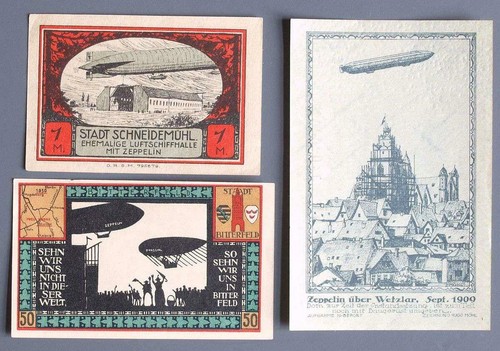 ALEMANIA Rusia 1919-23/34 ZEPELIN Motivo Emergencia Dinero Colección - Imagen 6 de 7