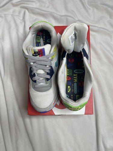 Nike Air Max 90 EOI GS Gris Perla/Deporte TURQ 6.5Y DA5653 001 - Imagen 3 de 7