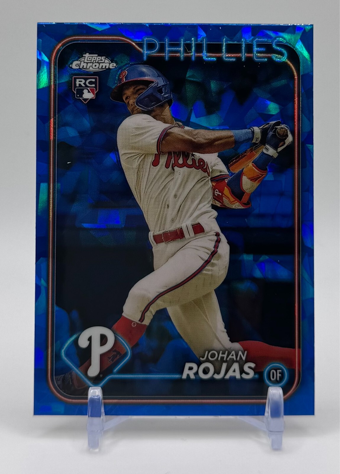 2024 Topps Chrome Sapphire Johan Rojas #209 Philadelphia Pillies