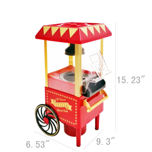 Mini máquina de palomitas de maíz en forma de carro venta caliente fabricante de palomitas de maíz - Imagen 3 de 8