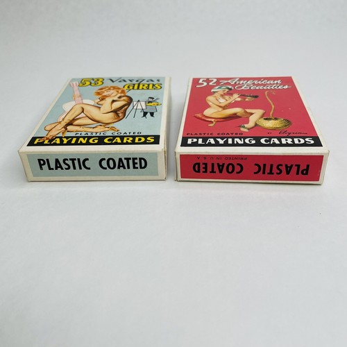 VTG Gil Elvgren American Beauties Alberto Vargas Girls Playing Cards Pin-Up EUC - Picture 21 of 24