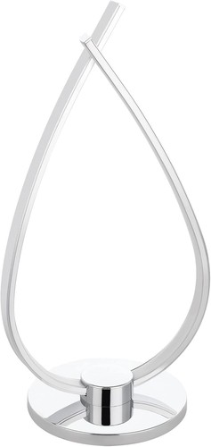 EGLO Tischlampe Nachttischlampe RONCADE silber mit Schalter EEK:D (Spektr. A-G) - Bild 1 von 5