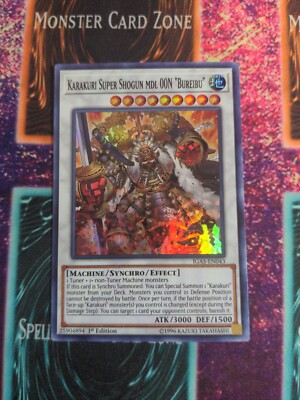Yu-Gi-Oh! Karte – Karakuri Super Shogun MDL 00N Bureibu – Super Rare, Unlimited Edition