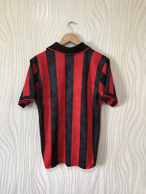 AC MILAN 1995 1996 HOME FOOTBALL SHIRT SOCCER JERSEY LOTTO