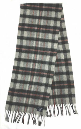 Nautica bufandas para hombre cuadriculados