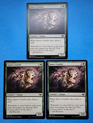 3x Spore Crawler Innistrad Crimson Vow Mtg Card Creature Fungus Green Forest 222