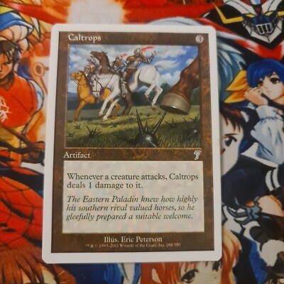 MTG Caltrops Nm     Magic the Gathering  7th Seventh Edition 2001 Card Og