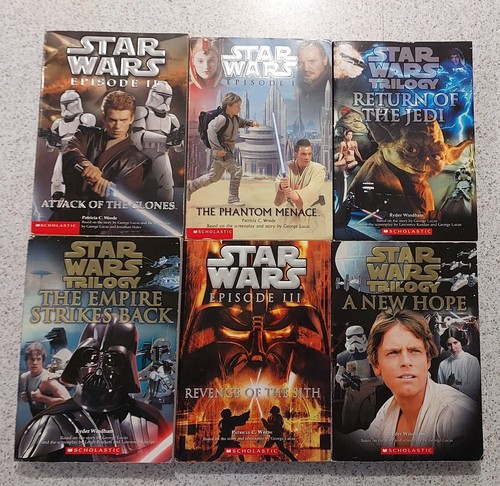Star Wars Book Box Set Episodes 1-6 Scholastic Paperback Books - Picture 5 of 18