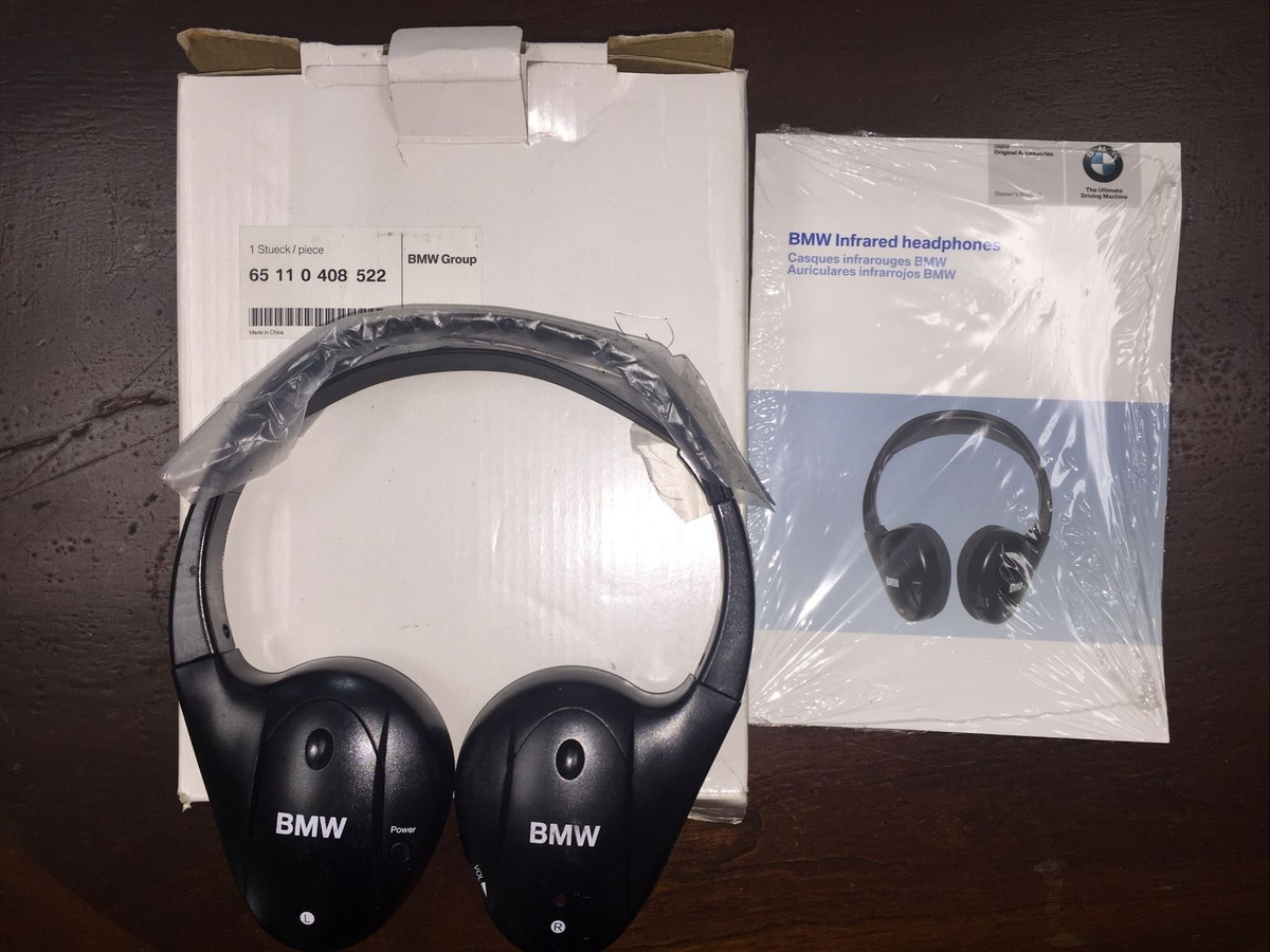 BMW Infrared Headphones for Rear Entertainment System P/N いいいさん専用