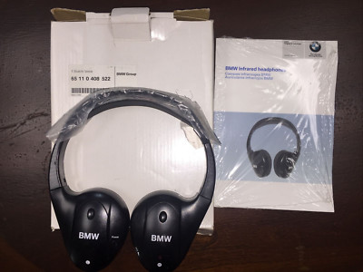 BMW Infrared Headphones for Rear Entertainment System P/N  