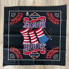Vintage Harley Davidson Handkerchief Bandana American Legend USA Moto Biker